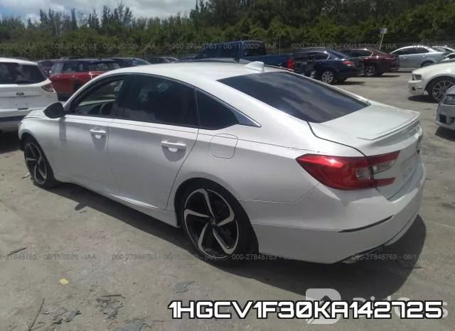 1HGCV1F30KA142725 фото 4
