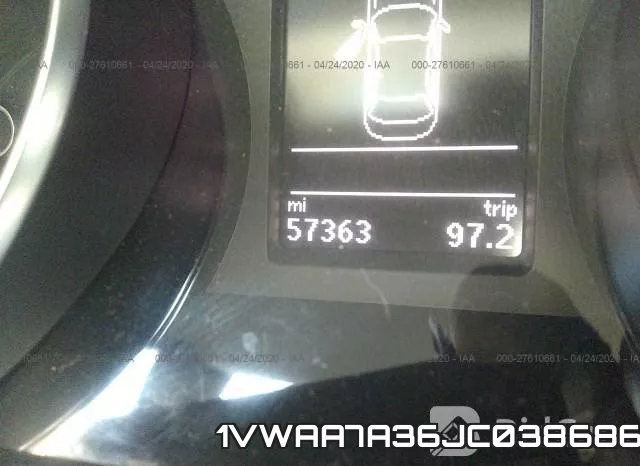 1VWAA7A36JC038686 фото 8