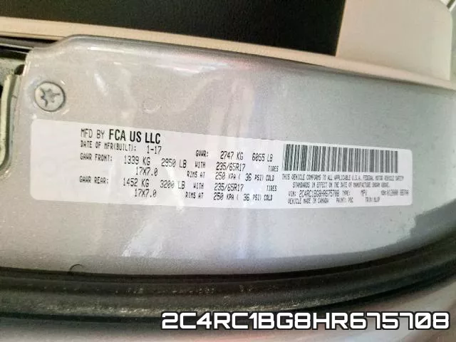 2C4RC1BG8HR675708 фото 2