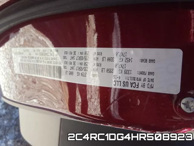 2C4RC1DG4HR508923 фото 2