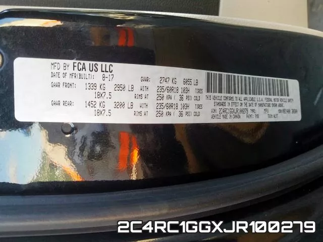 2C4RC1GGXJR100279 фото 2