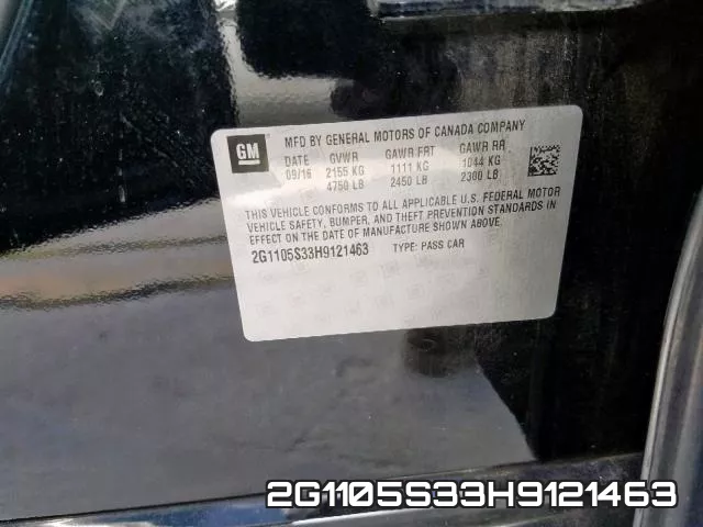 2G1105S33H9121463 фото 2