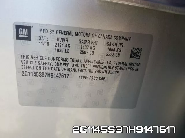 2G1145S37H9147617 фото 2
