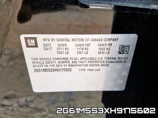 2G61M5S3XH9175602 фото 2