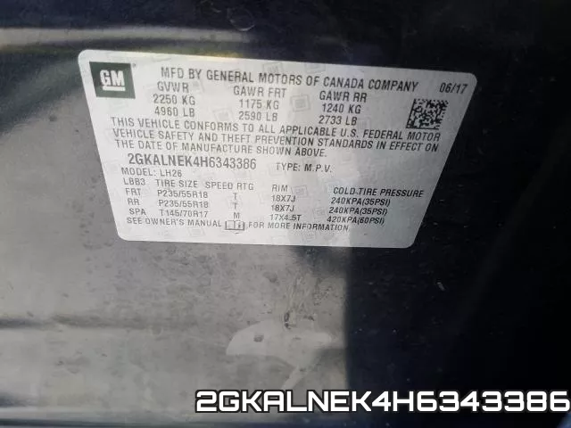 2GKALNEK4H6343386 фото 2
