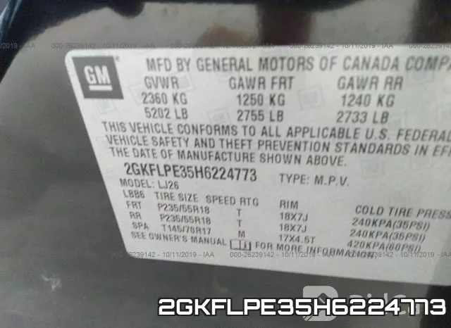 2GKFLPE35H6224773 фото 10