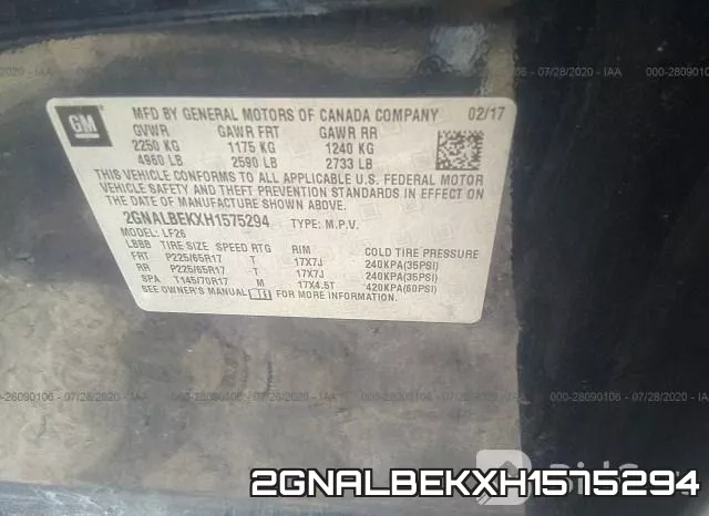 2GNALBEKXH1575294 фото 10
