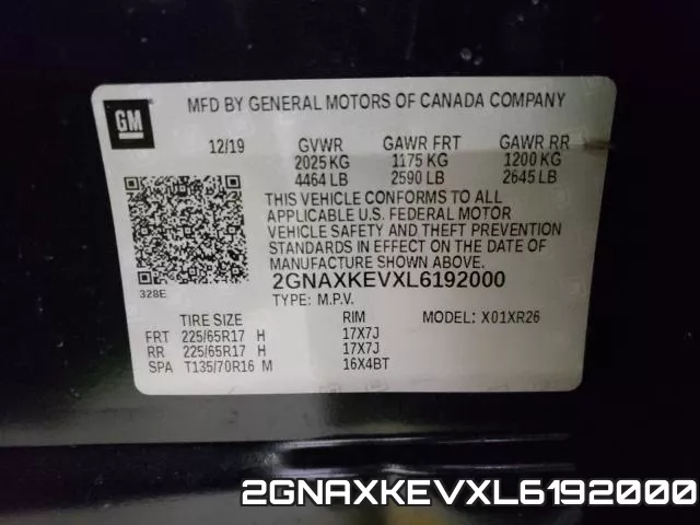 2GNAXKEVXL6192000 фото 2