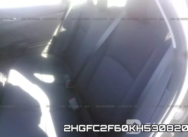 2HGFC2F60KH530820 фото 9