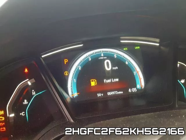 2HGFC2F62KH562166 фото 9