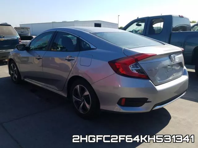 2HGFC2F64KH531341 фото 4