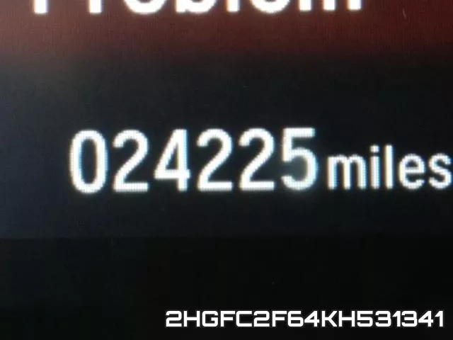 2HGFC2F64KH531341 фото 9