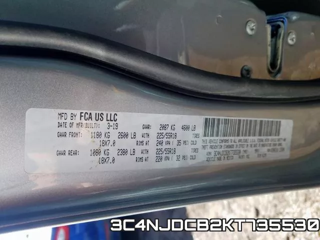 3C4NJDCB2KT735530 фото 2
