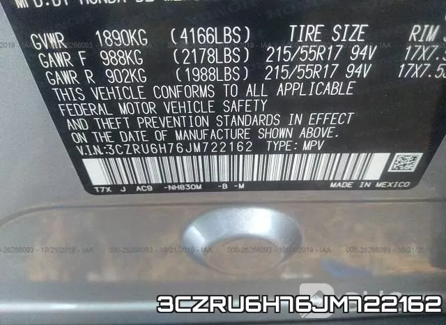 3CZRU6H76JM722162 фото 10