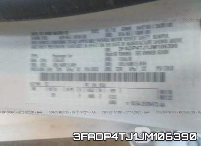 3FADP4TJ1JM106390 фото 10