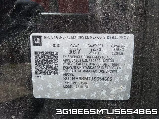 3G1BE6SM7JS654865 фото 2