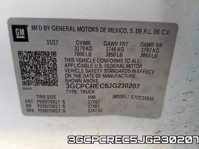 3GCPCREC5JG230207 фото 2