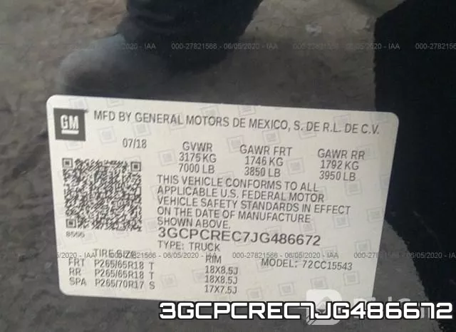 3GCPCREC7JG486672 фото 10