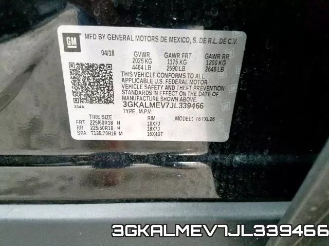 3GKALMEV7JL339466 фото 2