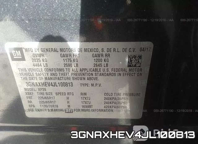 3GNAXHEV4JL100813 фото 10