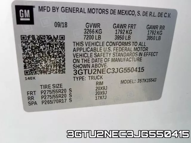 3GTU2NEC3JG550415 фото 2