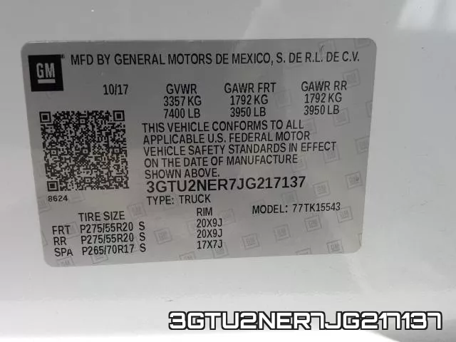 3GTU2NER7JG217137 фото 2