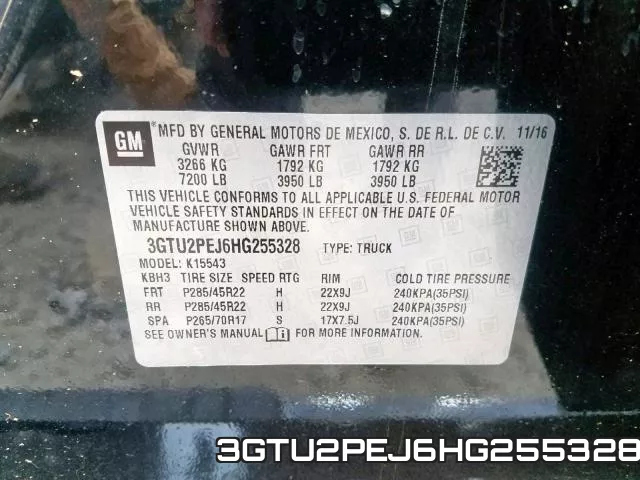 3GTU2PEJ6HG255328 фото 2
