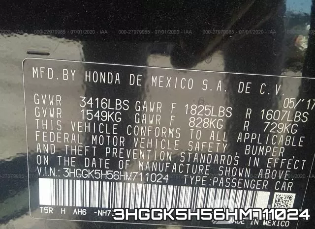 3HGGK5H56HM711024 фото 10