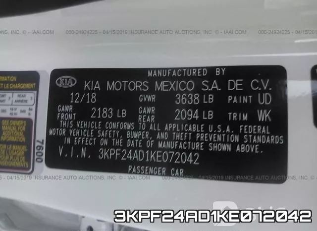 3KPF24AD1KE072042 фото 9