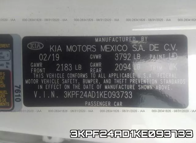 3KPF24AD1KE093733 фото 10
