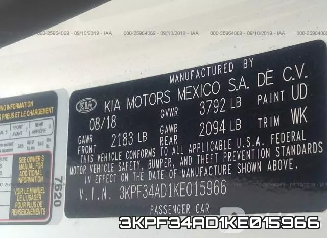 3KPF34AD1KE015966 фото 10