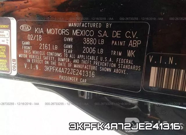 3KPFK4A72JE241316 фото 10