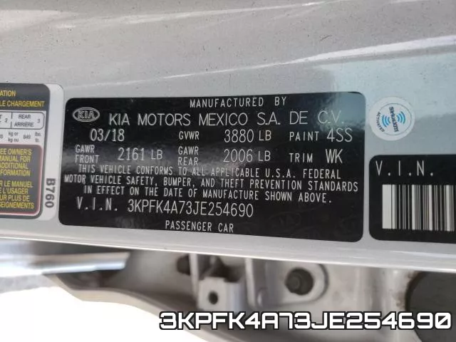 3KPFK4A73JE254690 фото 2