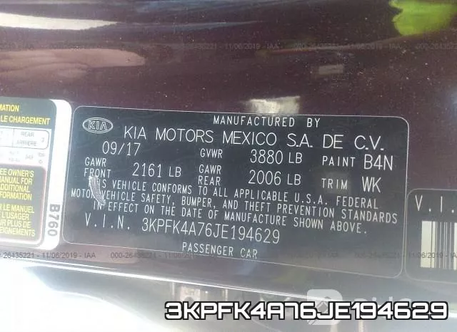 3KPFK4A76JE194629 фото 10