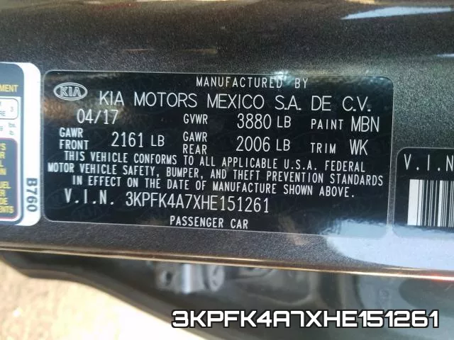3KPFK4A7XHE151261 фото 2