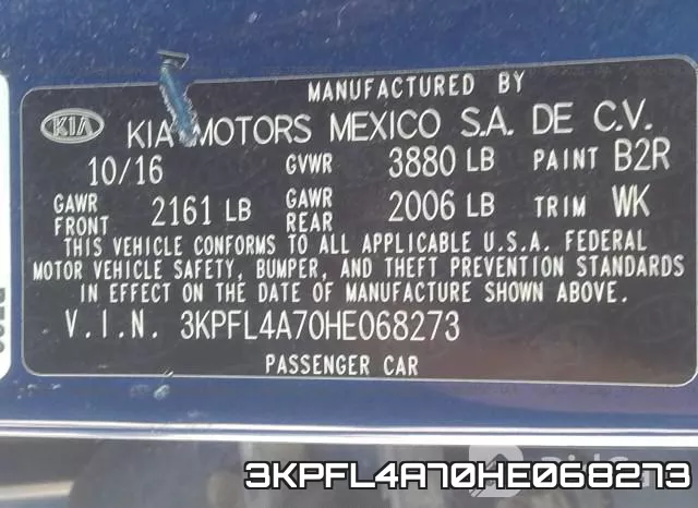 3KPFL4A70HE068273 фото 10