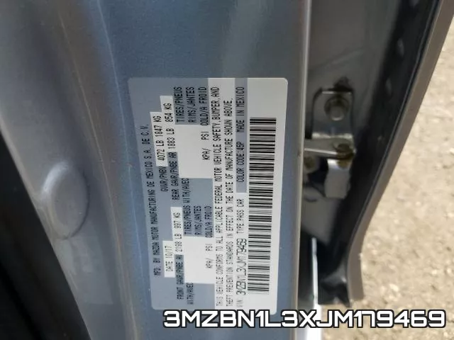 3MZBN1L3XJM179469 фото 2