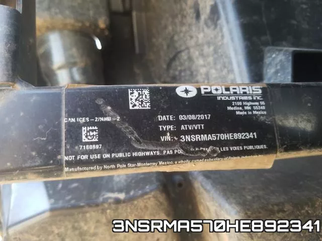 3NSRMA570HE892341 фото 2