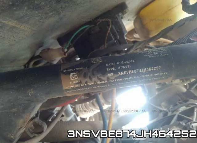 3NSVBE874JH464252 фото 2
