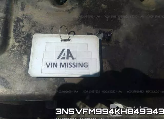 3NSVFM994KH849343 фото 2