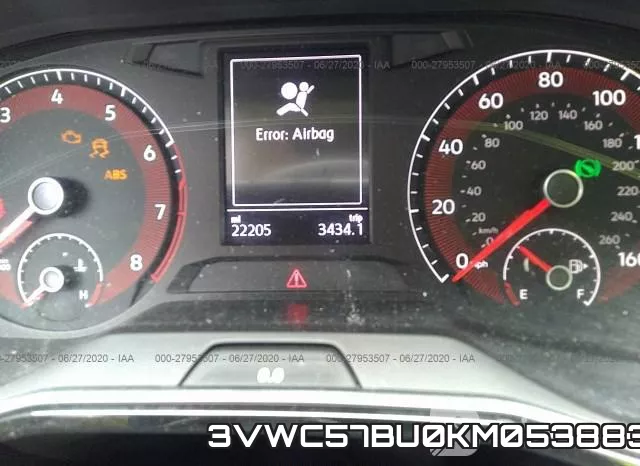 3VWC57BU0KM053883 фото 8