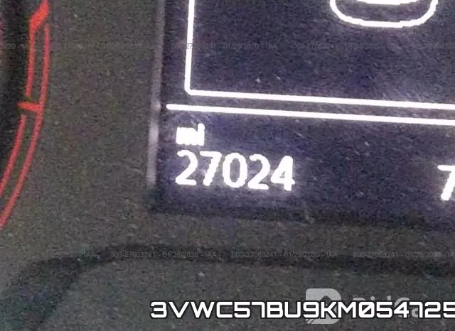 3VWC57BU9KM054725 фото 8