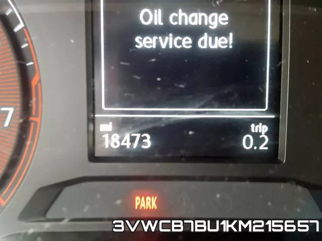 3VWCB7BU1KM215657 фото 9