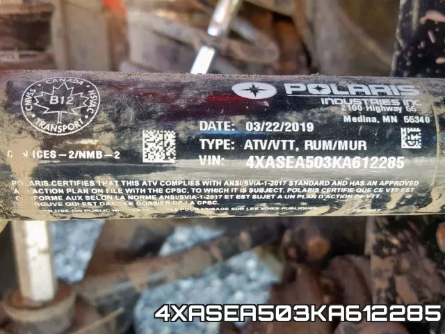 4XASEA503KA612285 фото 2