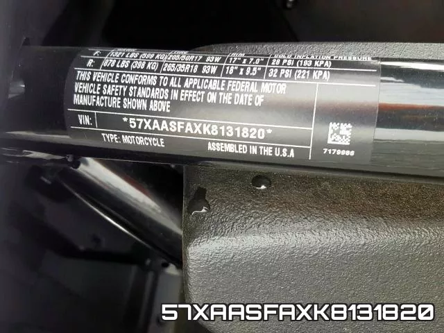 57XAASFAXK8131820 фото 2