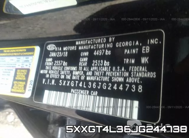 5XXGT4L36JG244738 фото 10