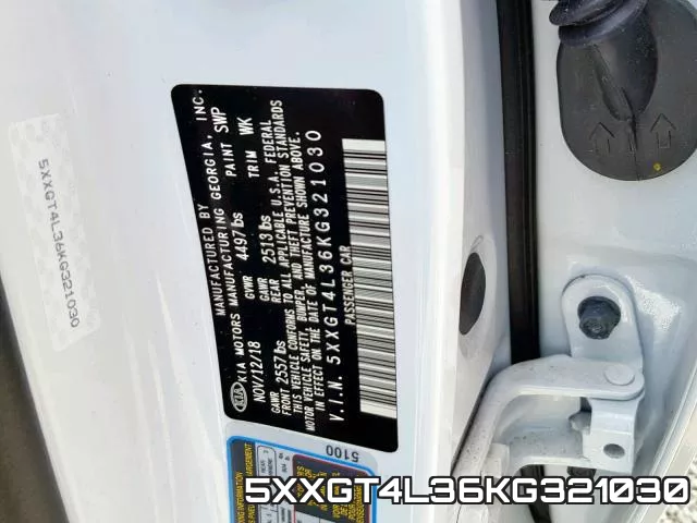 5XXGT4L36KG321030 фото 2