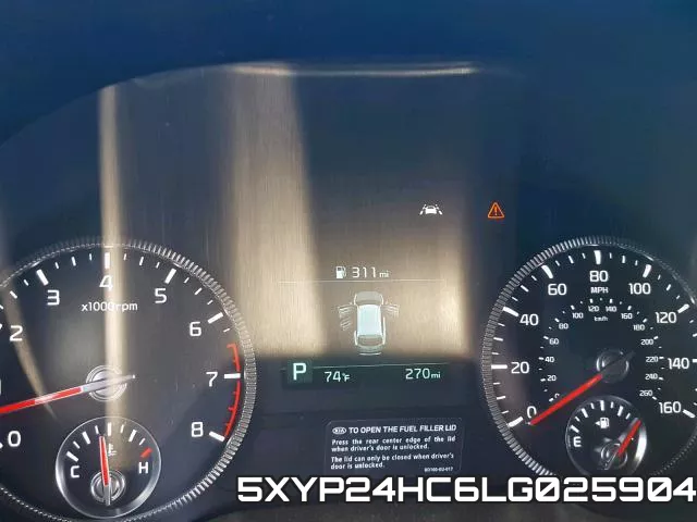 5XYP24HC6LG025904 фото 9