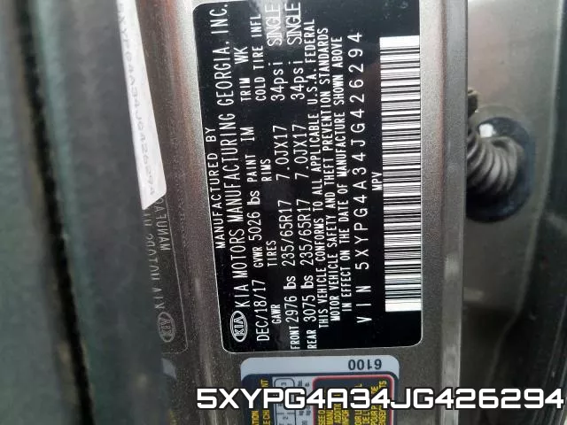 5XYPG4A34JG426294 фото 2