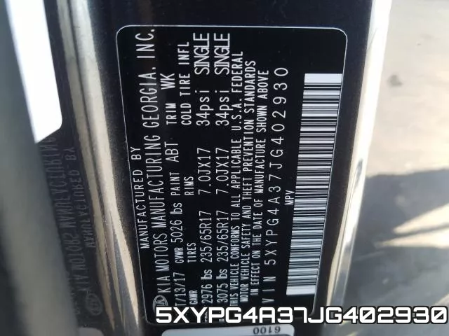 5XYPG4A37JG402930 фото 2